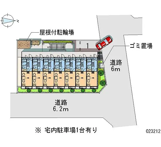 ★手数料０円★所沢市向陽町　月極駐車場（LP）